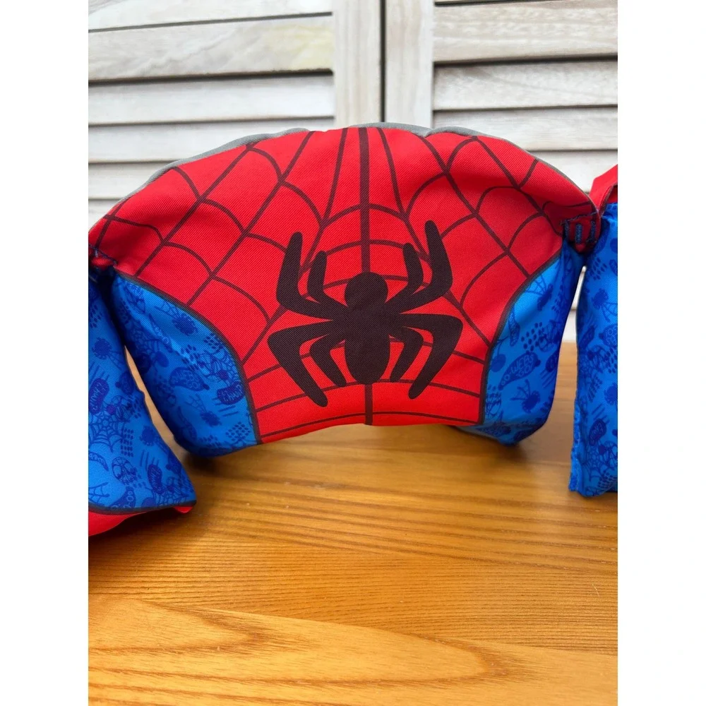 Swimways Spiderman Puddle Jumper 33-55 lbs Red Boys Life Jacket